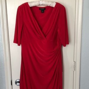 💖 LAUREN Ralph Lauren Midi Dress - Coral Color 💖